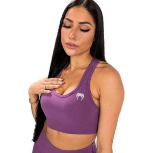 imageVenum Womens Standard Essential Medium Impact Sport BraDusky OrchidBrushed Silver