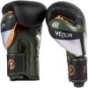 imageVenum Elite Boxing GlovesBlackSilverKaki