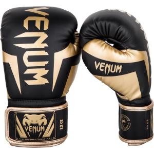 imageVenum Elite Boxing GlovesBlackGold