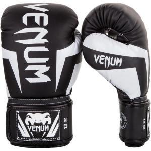 imageVenum Elite Boxing GlovesBlackWhite