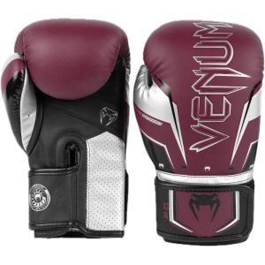 imageVenum Elite Boxing GlovesBurgundySilver
