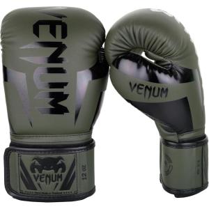imageVenum Elite Boxing GlovesKhakiBlack