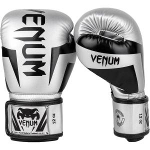 imageVenum Elite Boxing GlovesSilverBlack
