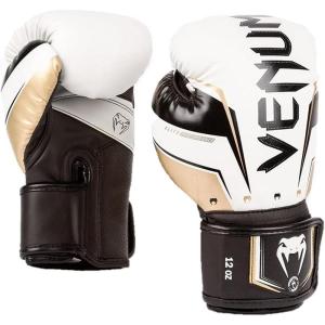 imageVenum Elite Boxing GlovesWhiteGoldBlack