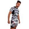 imageVenum Electron 30 Rashguard  Short SleevesGreyRed