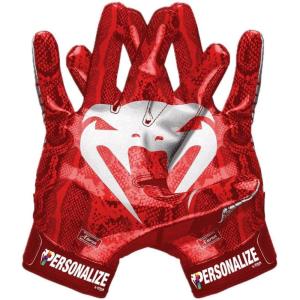 imageVenum Elite Football Gloves  Personalized  Youth and Adult Sticky Grip Receiver Gloves  Quality Performance Silicon Palm  Accessory  Great Game Gear  Team Sports