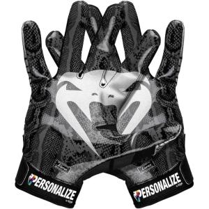 imageVenum Elite Football Gloves  PersonalizedBlackSilver