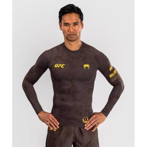 imageVenum UFC Fusion Fight Week Mens Performance Long Sleeve RashguardEarthen Brown