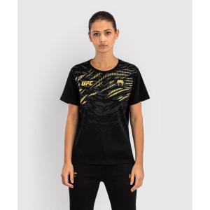 imageVenum UFC Fusion Womens Replica Short Sleeve TShirtBlackGold