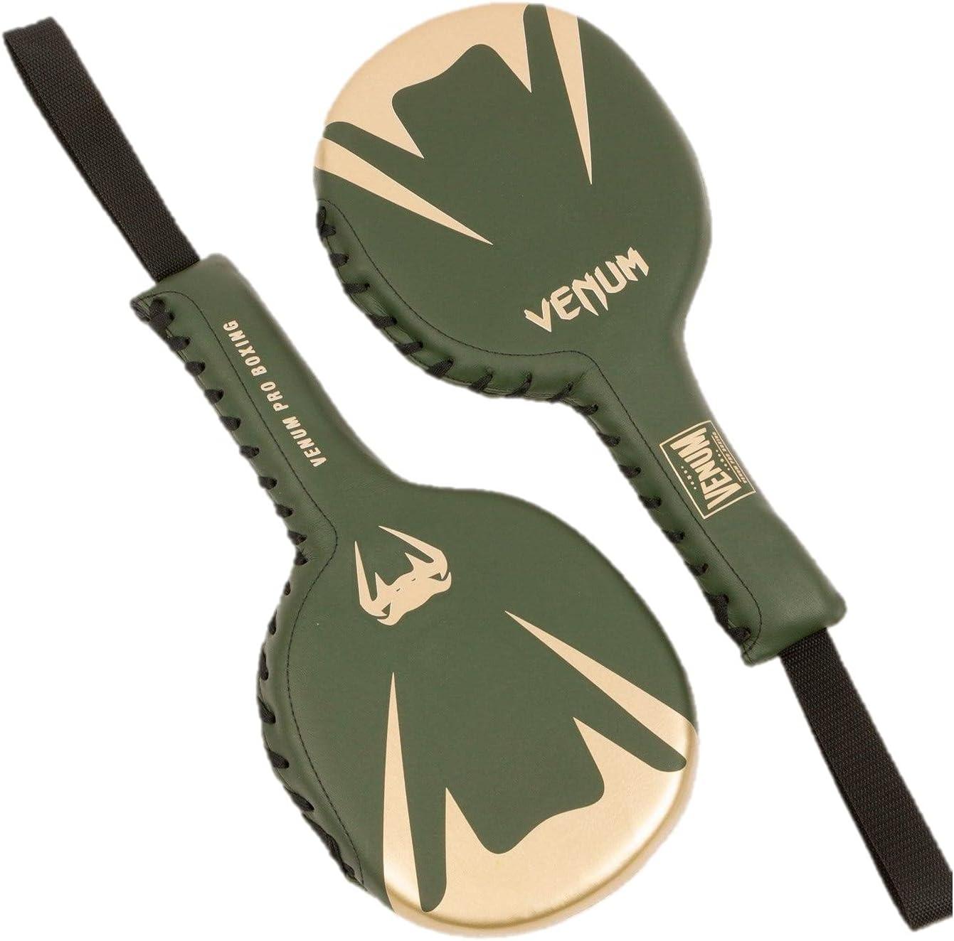 imageVenum Pro Boxing Rackets Pair  KhakiGold