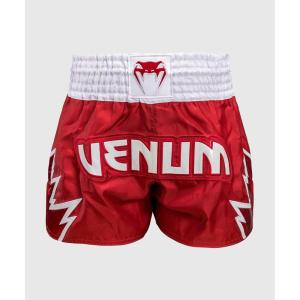 imageVenum Inferno Muay Thai ShortsCherry RedSnow White