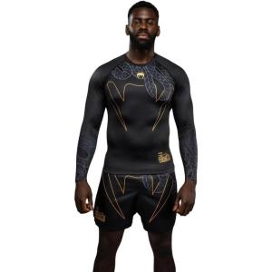imageVenum Serpenti Long Sleeve RashguardBlackSilverGold