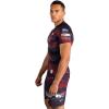 imageVenum Mens UFC Zenith Mens Authentic Fight Week Performance RashguardNavy BlueBurgundySilver