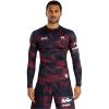 imageVenum UFC Zenith Mens RashguardsNavy BlueBurgundySilver