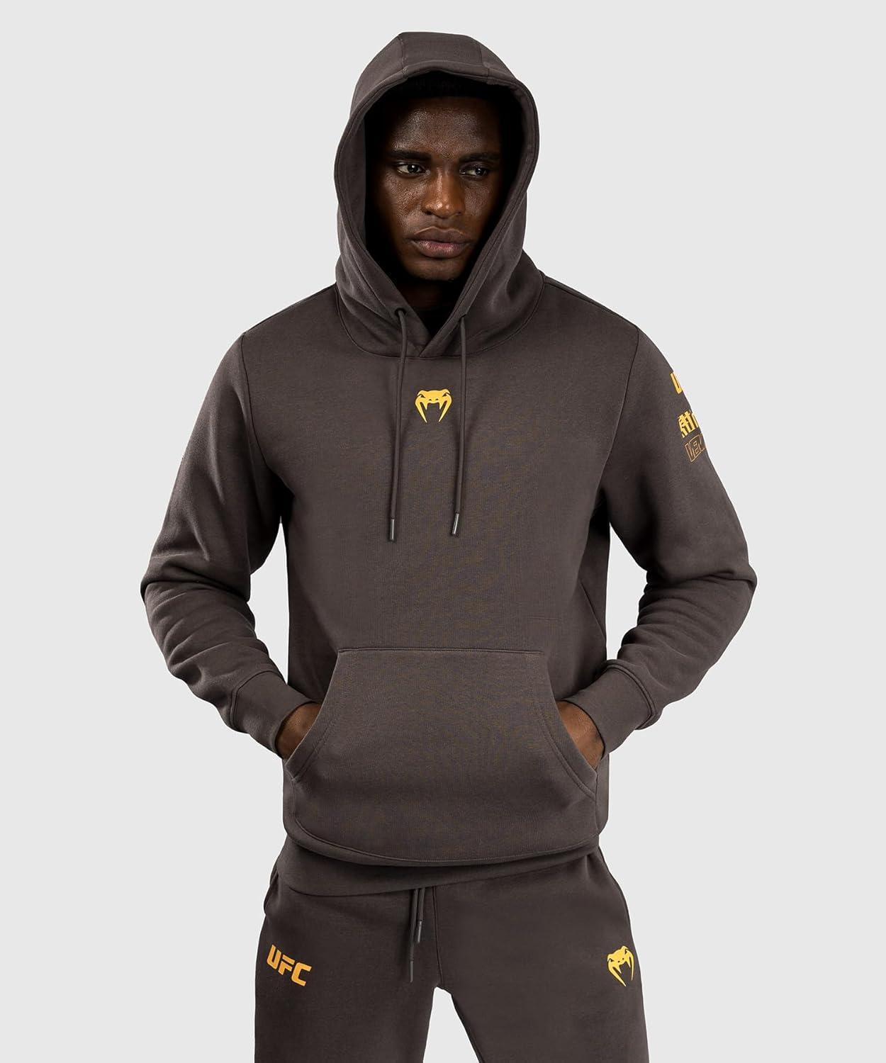 imageVenum UFC Fusion Fight Week Mens Pullover HoodieSolid Earthen Brown