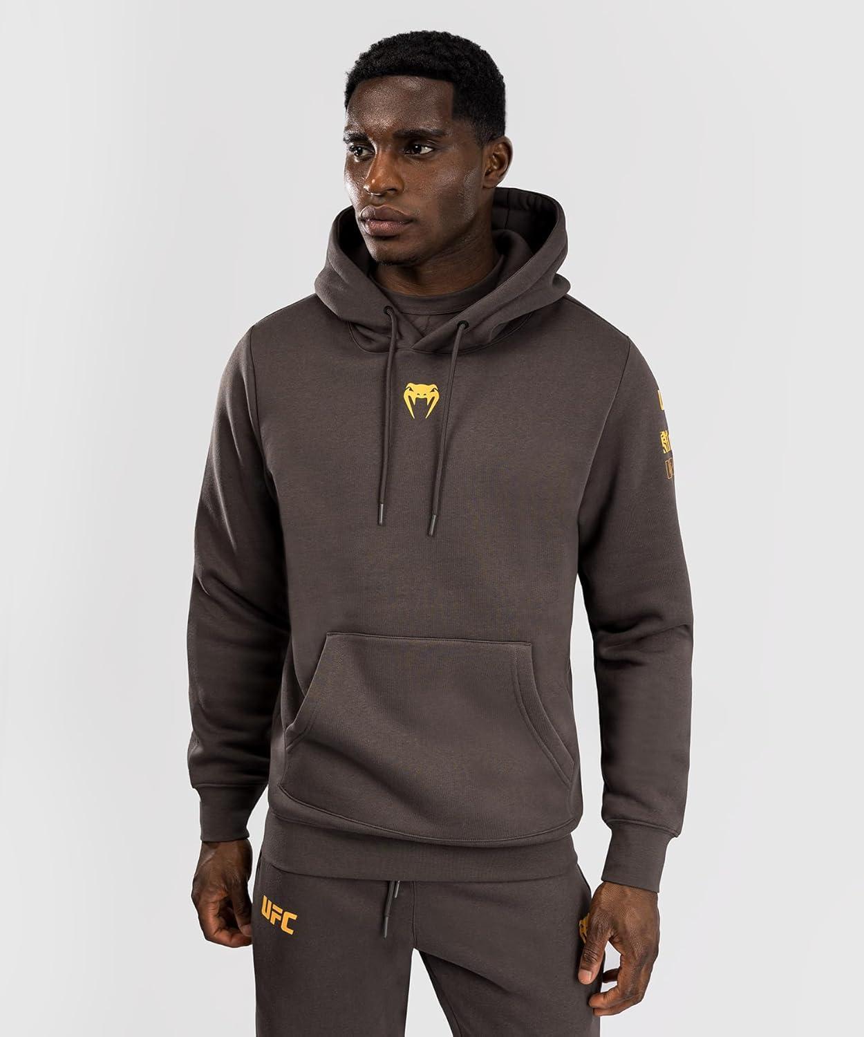 imageVenum UFC Fusion Fight Week Mens Pullover HoodieSolid Earthen Brown