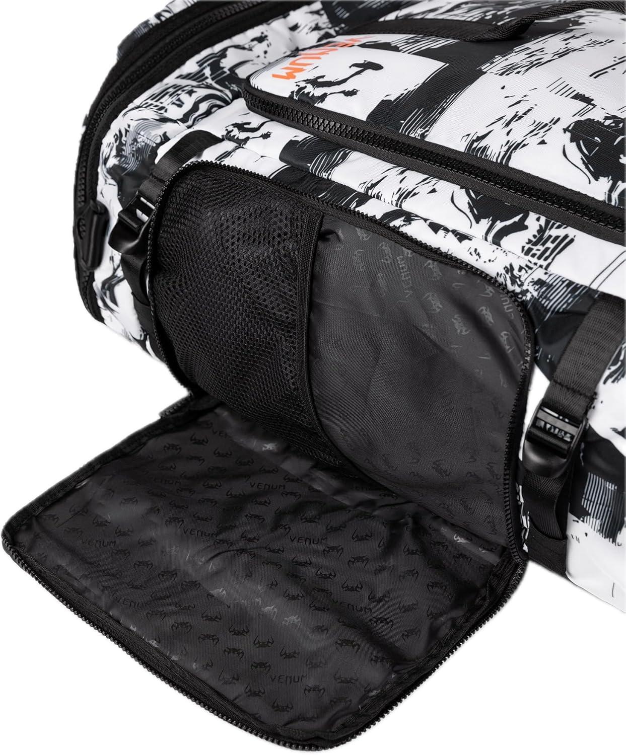 imageVenum UFC Zenith Unisex Fight Week Gear BagBlackWhiteOrange